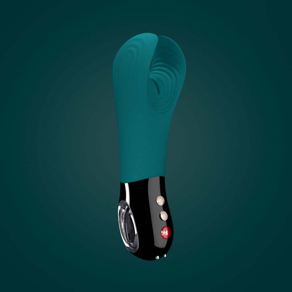 Fun Factory MANTA deep sea blue-black - Deep Sea Blue 18 cm USB Rechargeable Mens & Couples Vibrator